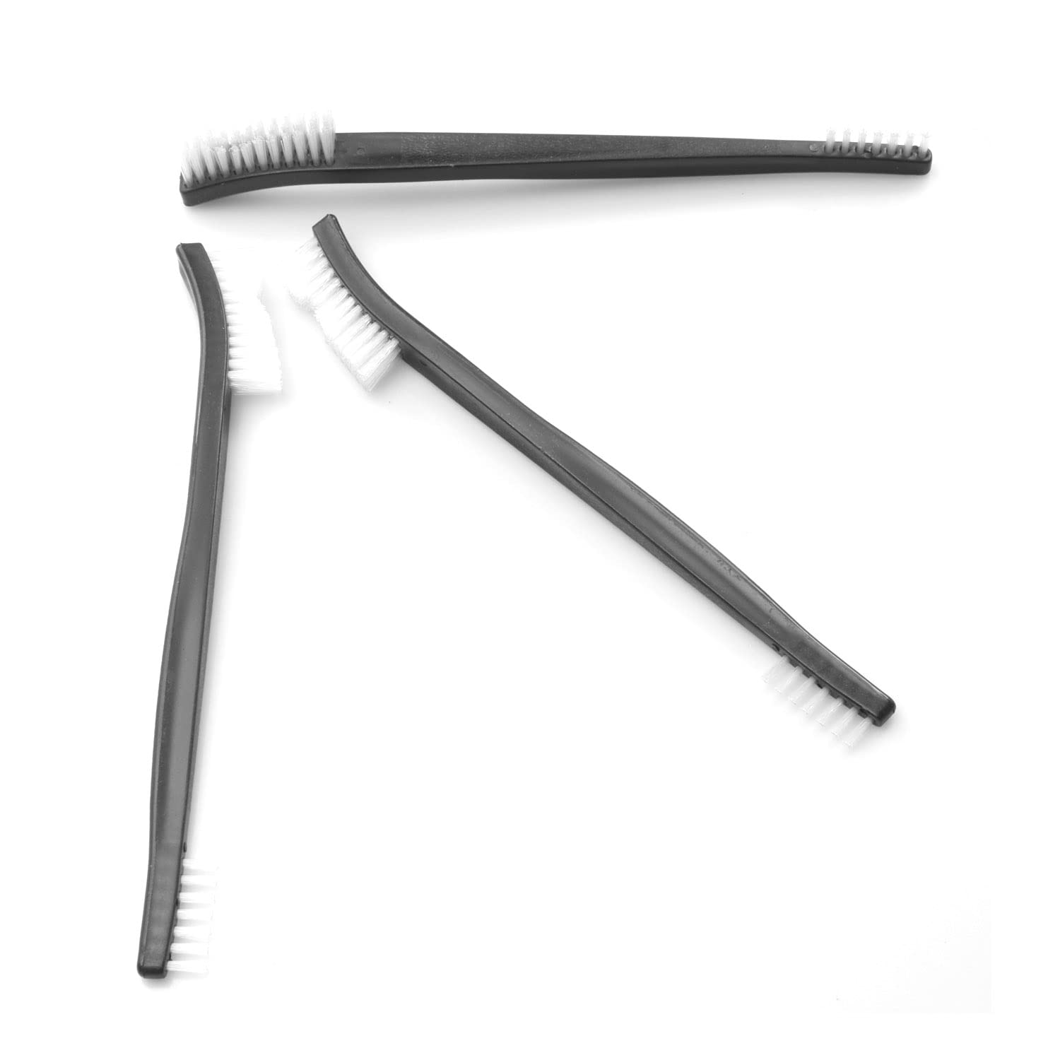 24 Pack 7-Inch Double-Ended Gun Cleaning Brushes - Nylon & Brass All-Purpose Cleaning Tools with Ergonomic Plastic Handle for Firearms, Hunting Gear, and Outdoor Equipment Maintenance