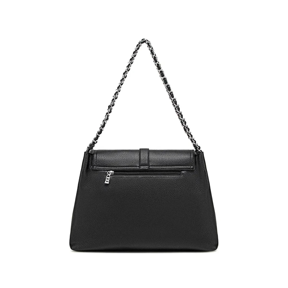 Aria Vegan Leather Shoulder Bag for Women | Black Pebbled Crossbody Purse | Fashion Handbag for Work, Travel & Everyday Use