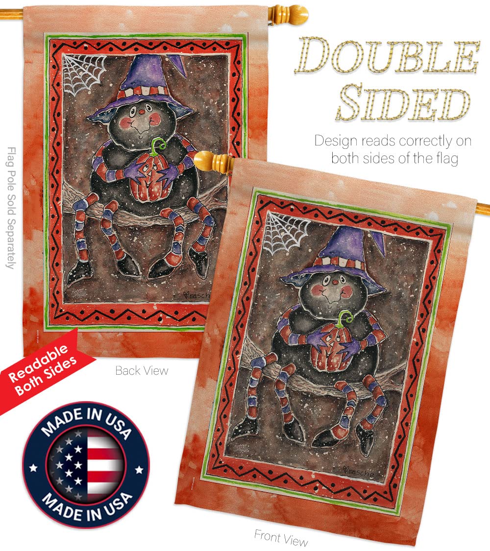 Spider Pumpkin Halloween Decor Set for Home & Garden