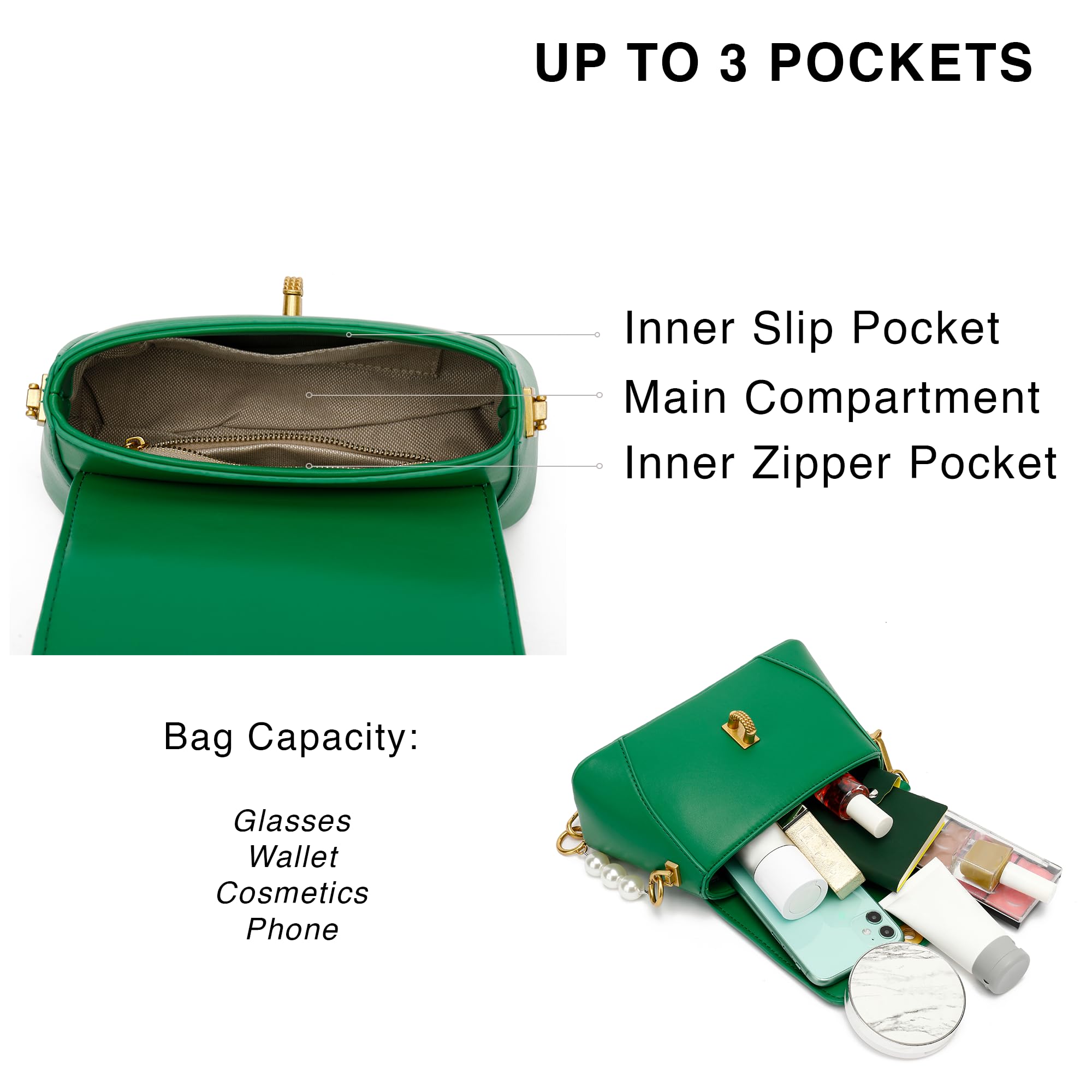 Scarleton Women's Crossbody Bag - Lightweight Shoulder Purse for Everyday Use | Casual Handbag H2078 | Perfect for Work, Travel & Shopping