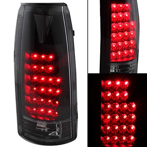 AKKON Replacement Tail Lights for 1988-1998 Chevy/GMC C/K 10 Pickup Truck - Driver & Passenger Side Brake Lamps - Perfect for Restoration Projects & Nighttime Safety Upgrades