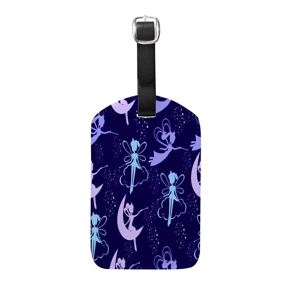 Stylish Leather Travel Luggage Tag - Personalized Suitcase & Backpack Identifier for Girls, Boys & Family Trips | Business & Vacation Use