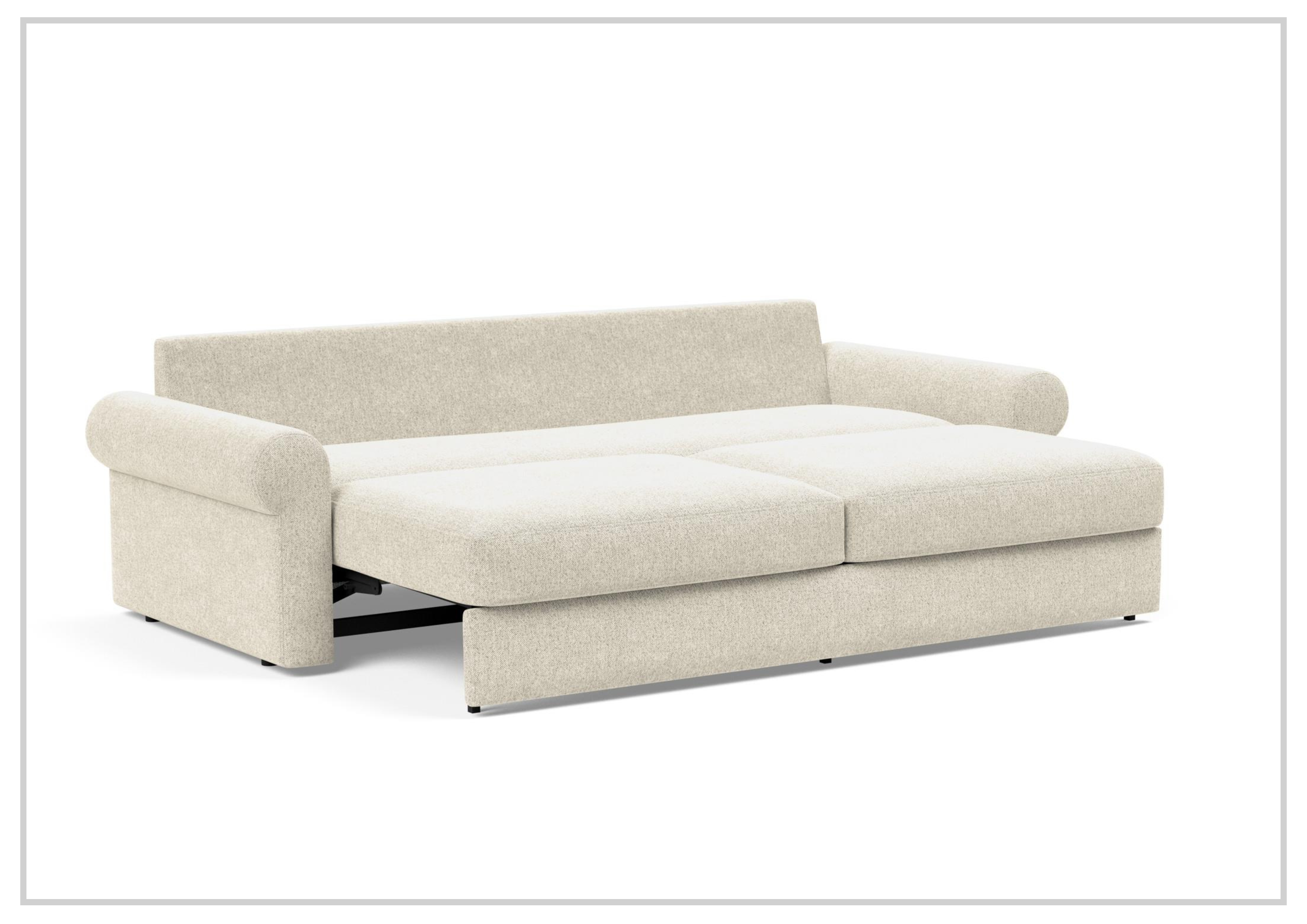 Innovation Living Vilander Full-Size Fabric Sofa Bed - Convertible Sleeper Sofa for Small Spaces, Guest Room & Apartment Living | Comfortable Modern Futon with Storage