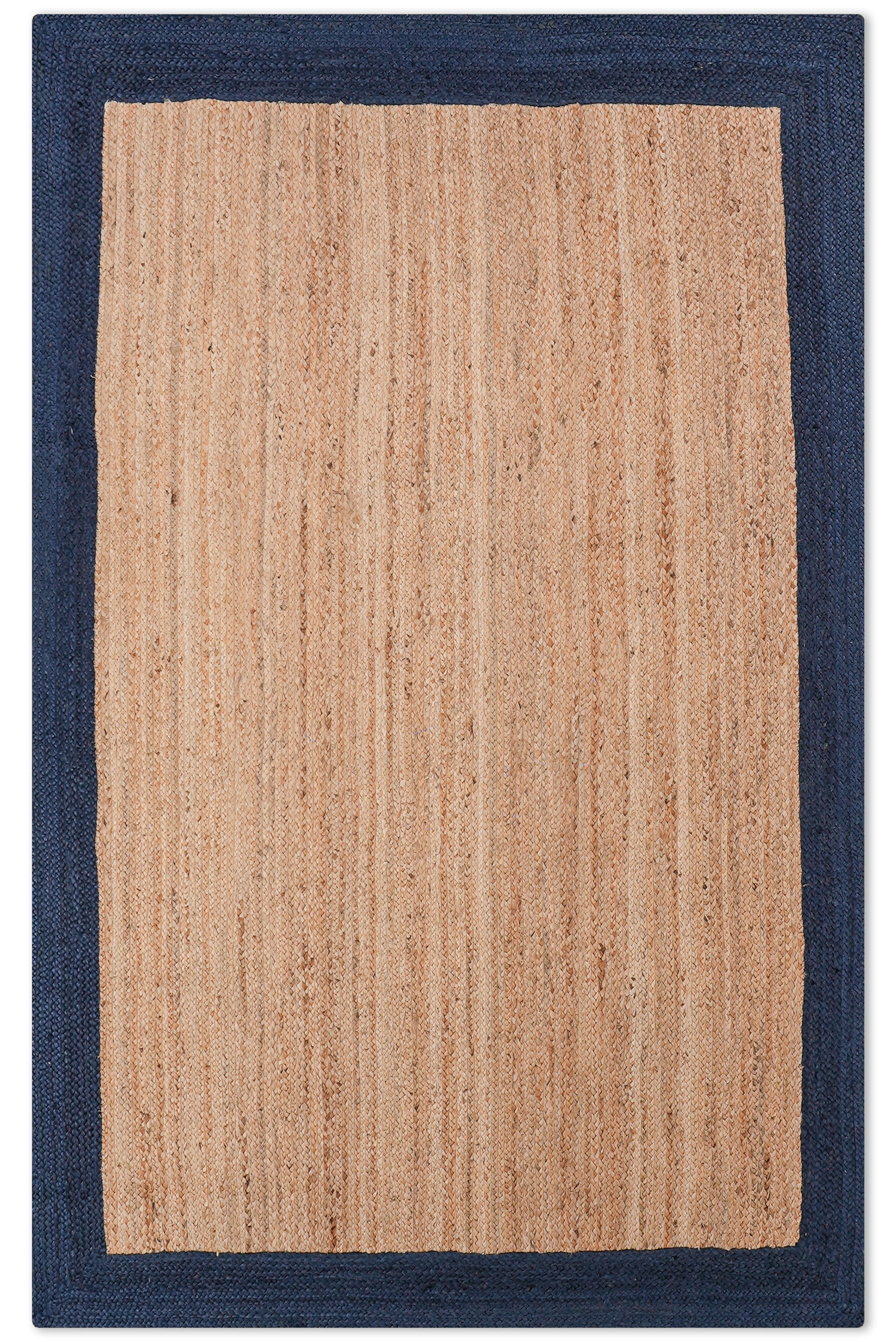 Handwoven Jute Braided Area Rug - Natural Eco-Friendly Floor Mat for Living Room, Bedroom, or Patio Decor