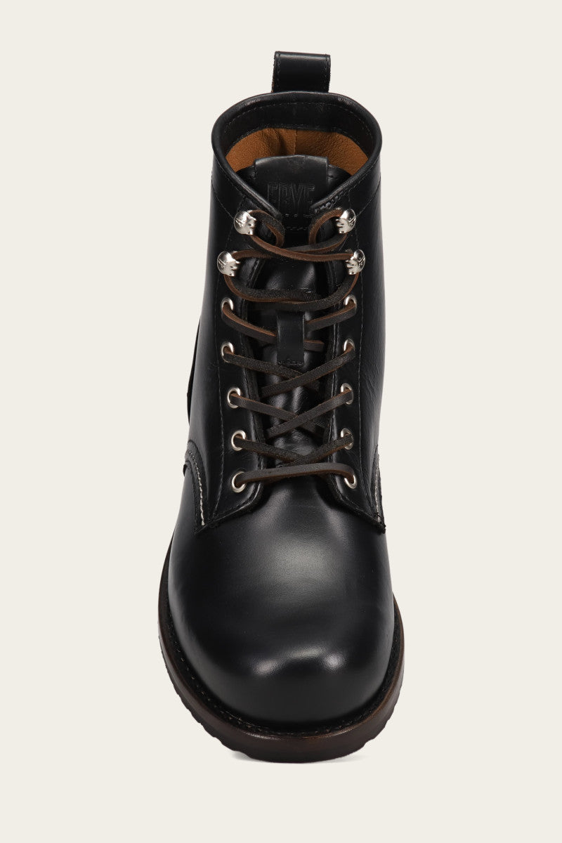 Premium Hudson Workboot Plain Toe - Durable Pre-Owned Work Boots for Men | Ideal for Construction, Landscaping & Outdoor Work