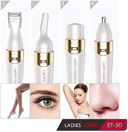 USB Rechargeable Ear Nose Hair Trimmer for Women & Men - Professional Painless Eyebrow & Facial Hair Clipper, Waterproof Nose Hair Remover - Perfect for Travel, Grooming & Personal Care