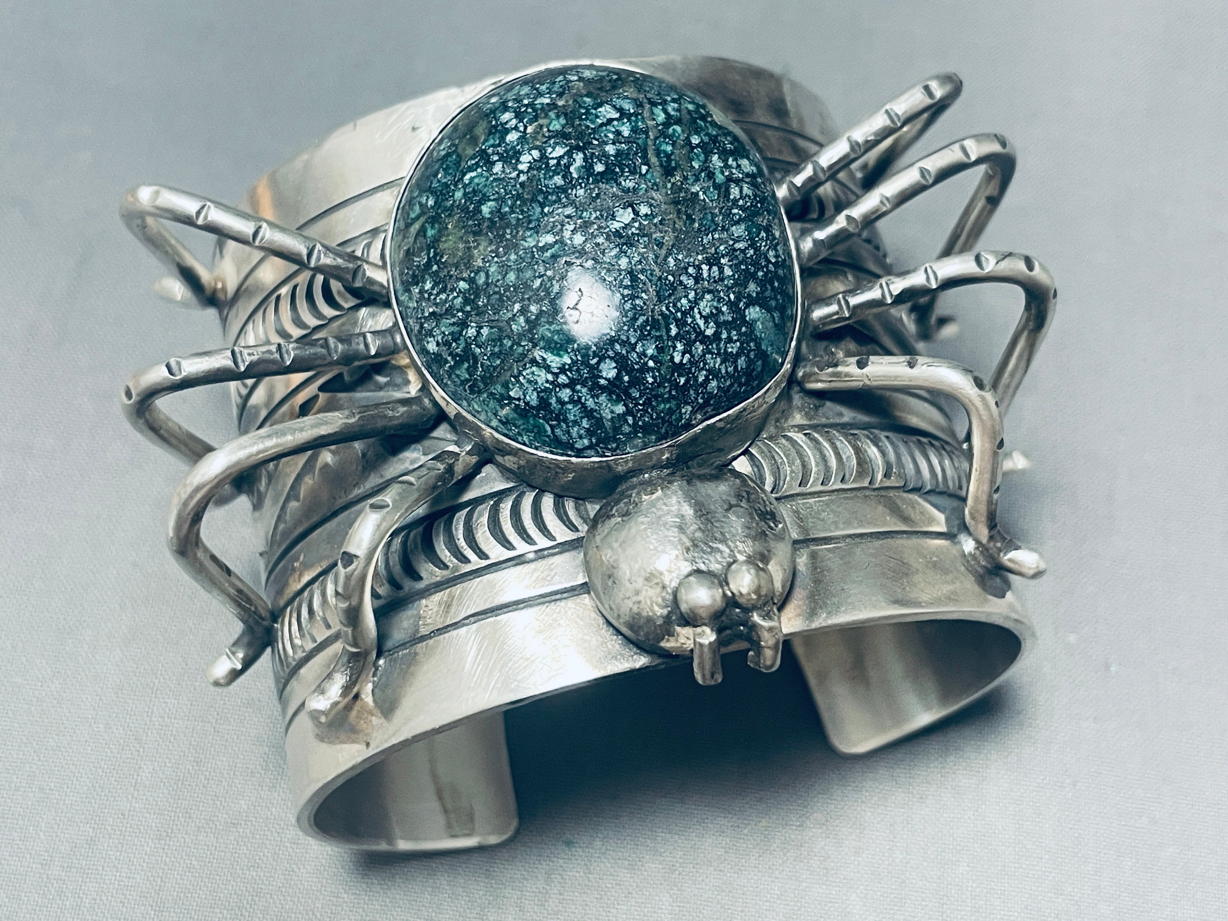 Authentic Navajo Sterling Silver Turquoise Bracelet - 185g Handcrafted Native American Jewelry for Women, Perfect for Boho Fashion & Special Occasions