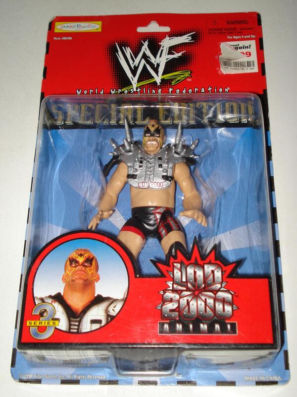 1999 WWF Jakks Pacific Special Edition Series 3 LOD 2000 Animal Wrestling Action Figure - Exclusive Collectible Toy for WWE Fans & Wrestling Memorabilia Collectors - Perfect for Display, Gifts, and Nostalgic Play