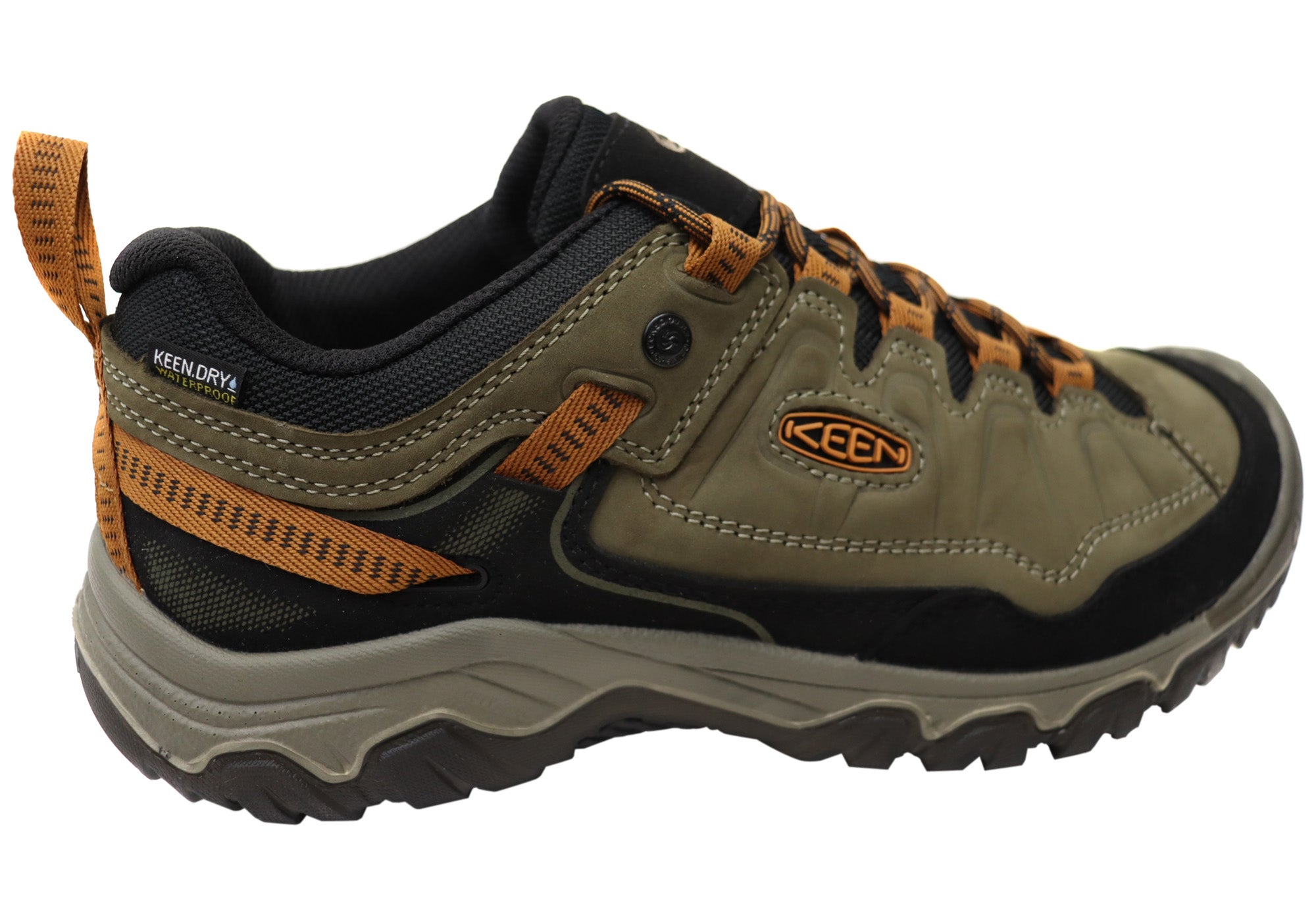 Keen Men's Targhee IV Waterproof Hiking Shoes - Wide Fit Comfort for Outdoor Adventures | Perfect for Trail Hiking, Backpacking & Mountain Climbing
