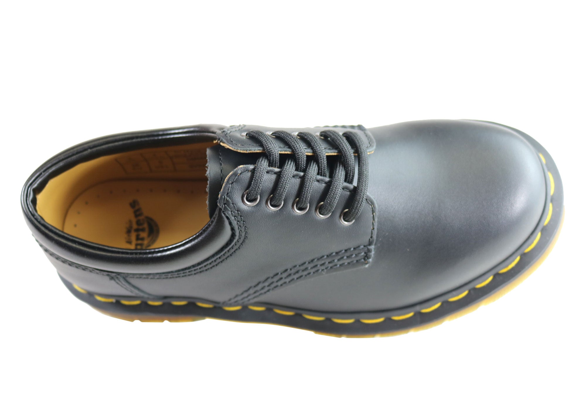 Dr Martens 8053 Black Nappa Leather Unisex Lace Up Boots - Comfortable & Durable Footwear for Men & Women | Perfect for Casual Wear, Work & Outdoor Activities