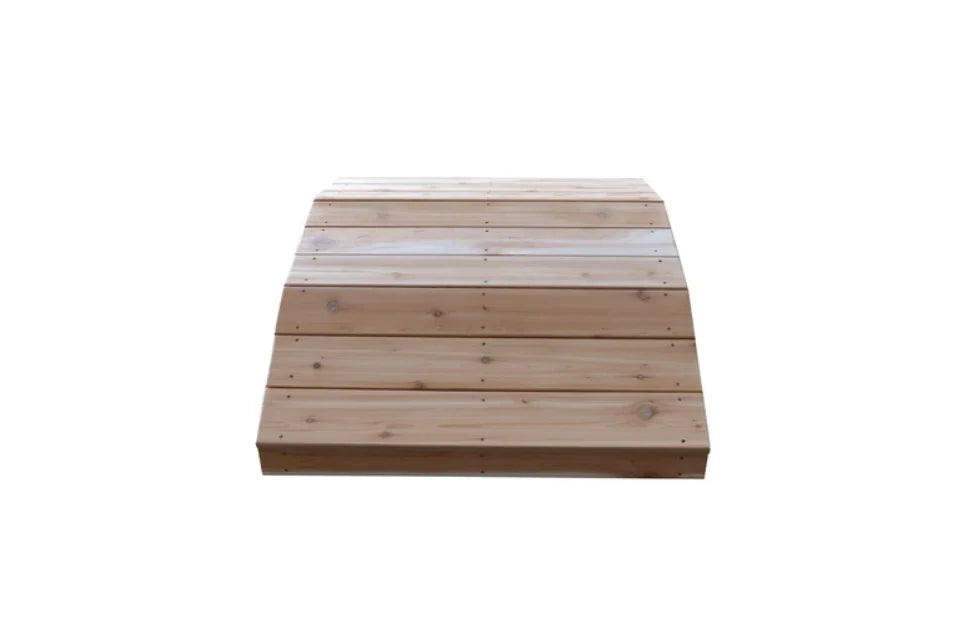Premium Wooden Plank Bridge for DIY Projects, Garden Decor, and Model Train Scenes - Durable Natural Wood Miniature Bridge for Crafts, Landscaping, and Railroad Displays