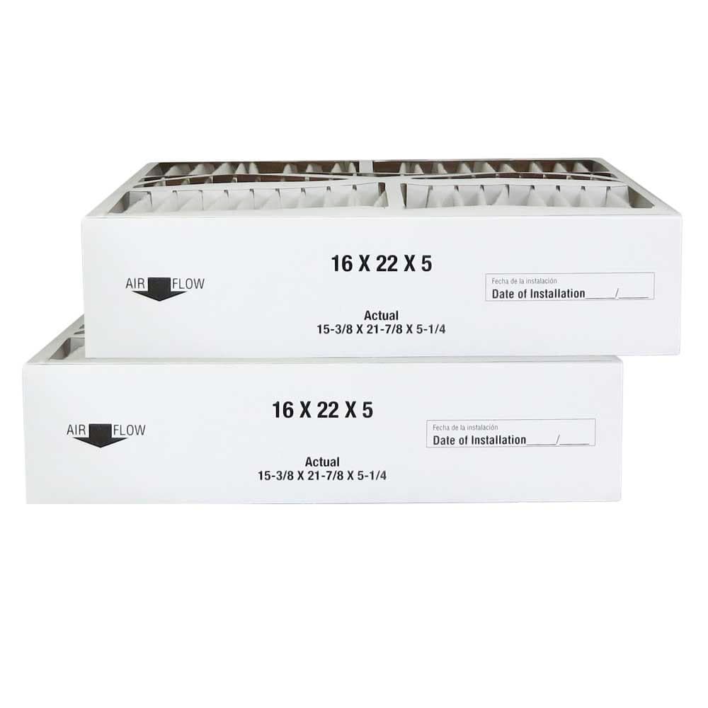 Bryant Replacement Furnace Filter 16x22x5 MERV 8 - Atomic BMF1620/BNC1620 (2 Pack) | Perfect for Home HVAC Systems & Air Purifiers