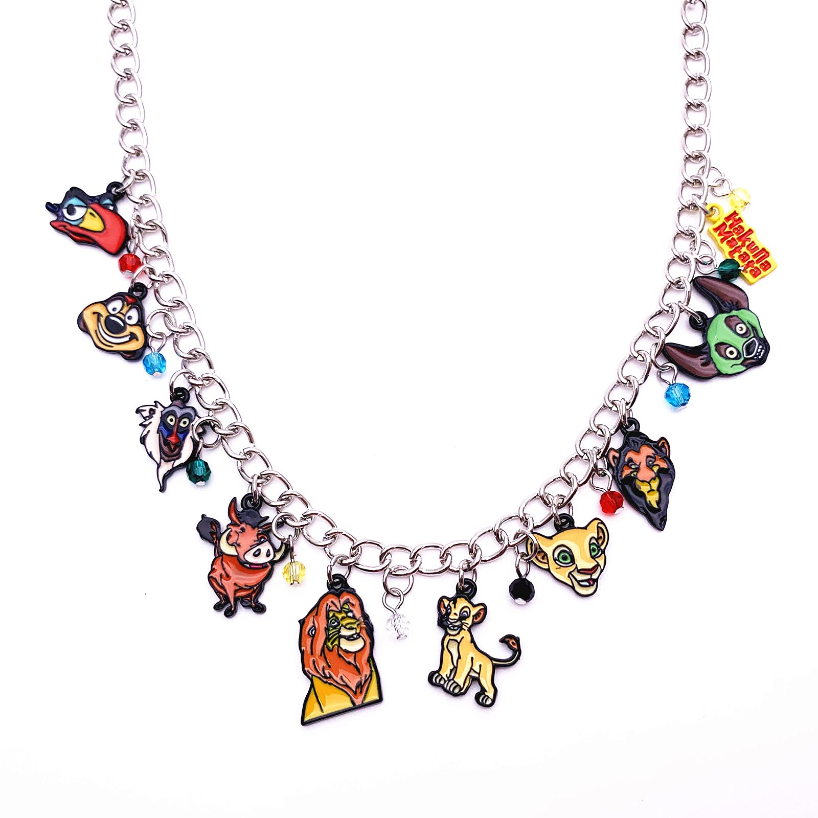 Anime Cartoon Charm Necklace for Women - Cute Kawaii Jewelry Gift for Girlfriend, Wife, Daughter - Perfect for Cosplay, Birthday, Valentine's Day Gifts