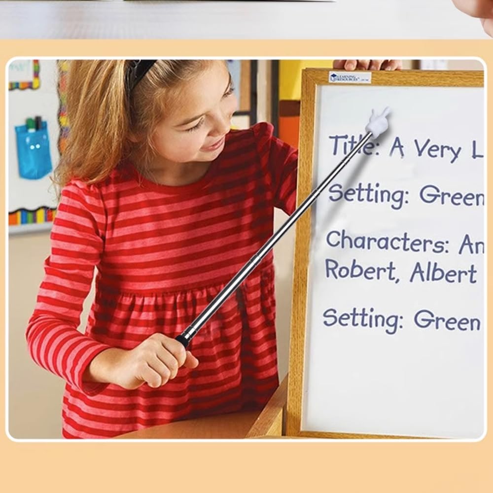 Retractable Teacher Pointer Stick for Classroom - Blue (1 PCS) - Perfect for Elementary & Kindergarten Teaching