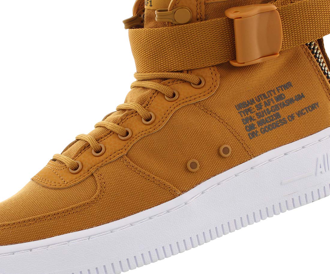 Nike SF Air Force 1 Mid Kids Basketball Shoes - High Top Sneakers for Boys & Girls - Durable Cushioned Support for School, Sports & Casual Wear