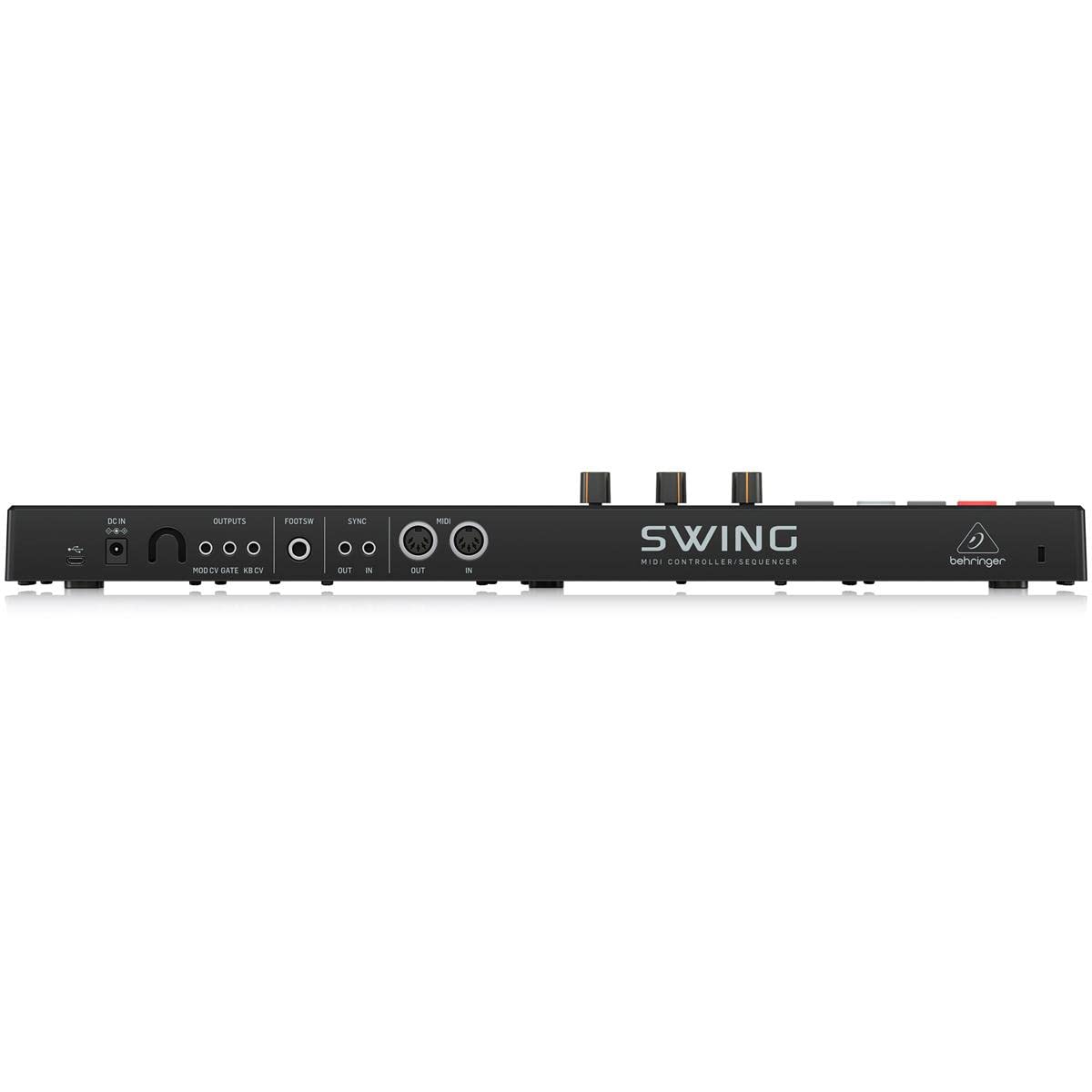 Behringer SWING 32-Key USB MIDI Controller Keyboard with 64-Step Sequencer | Portable Music Production for Home Studio & Live Performances