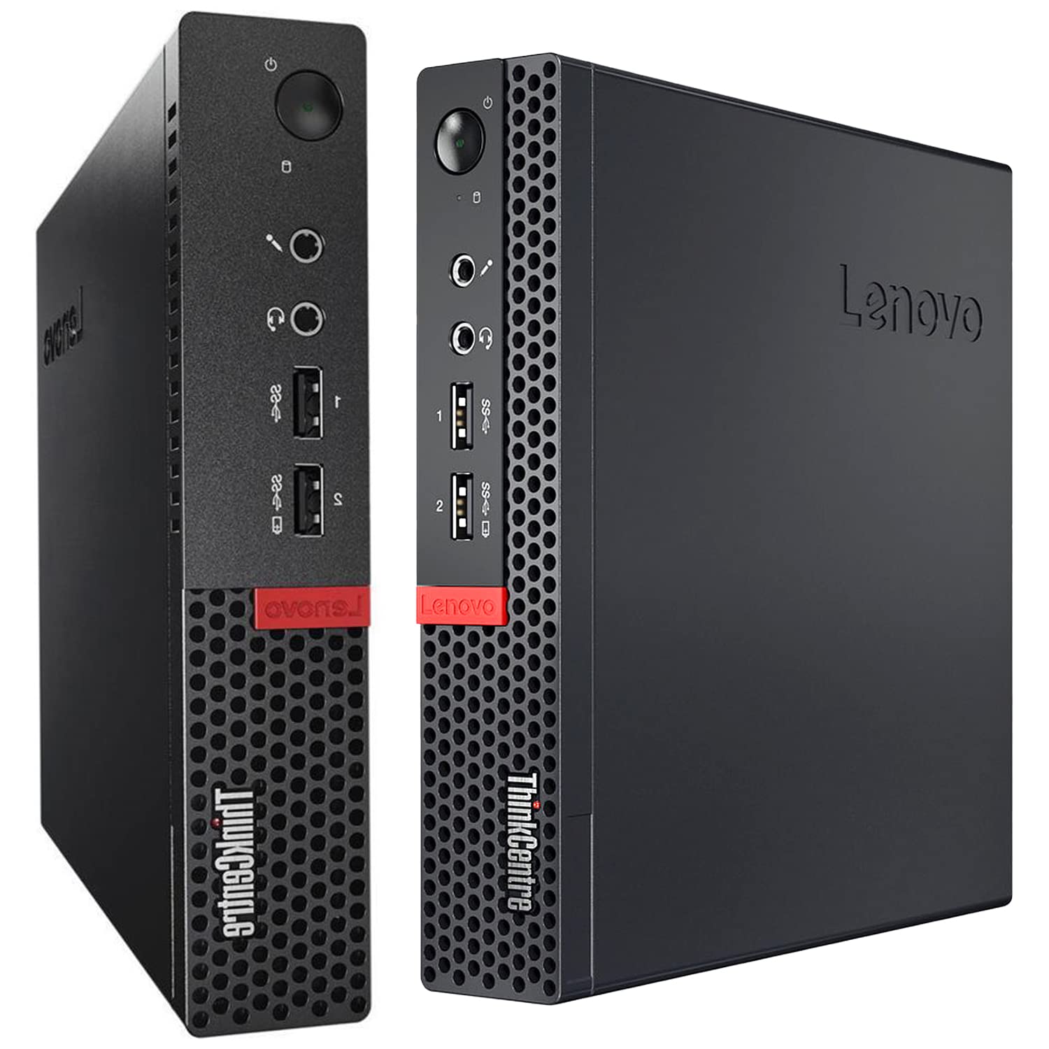Lenovo ThinkCentre M710q Tiny Desktop PC - Intel Core i5-6500T Processor (Up to 3.1GHz), 32GB RAM, 512GB NVMe SSD, Wi-Fi 6E (AX210), Bluetooth, HDMI, Wireless Keyboard & Mouse, Windows 10 Pro (Renewed) - Perfect for Home Office, Business, and Compact Workspace Solutions