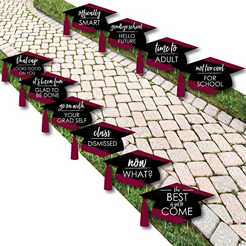 Maroon Grad - Yard Sign
