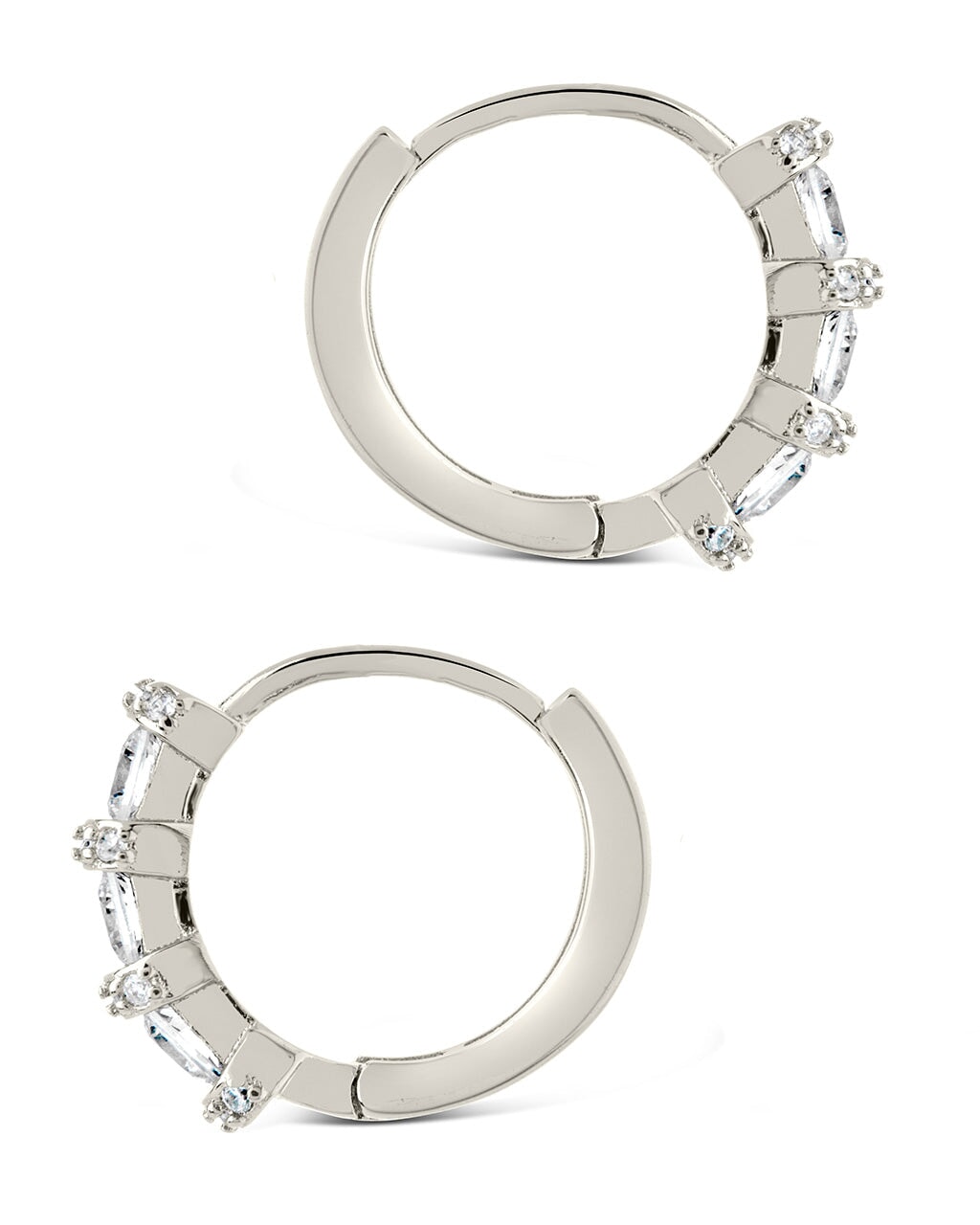Iskra CZ Micro Hoop Earrings - 14K Gold Plated Tiny Hoop Earrings for Women, Minimalist Small Huggie Earrings for Everyday Wear, Dainty Jewelry Gift for Her | Perfect for Work, Date Night & Casual Outings