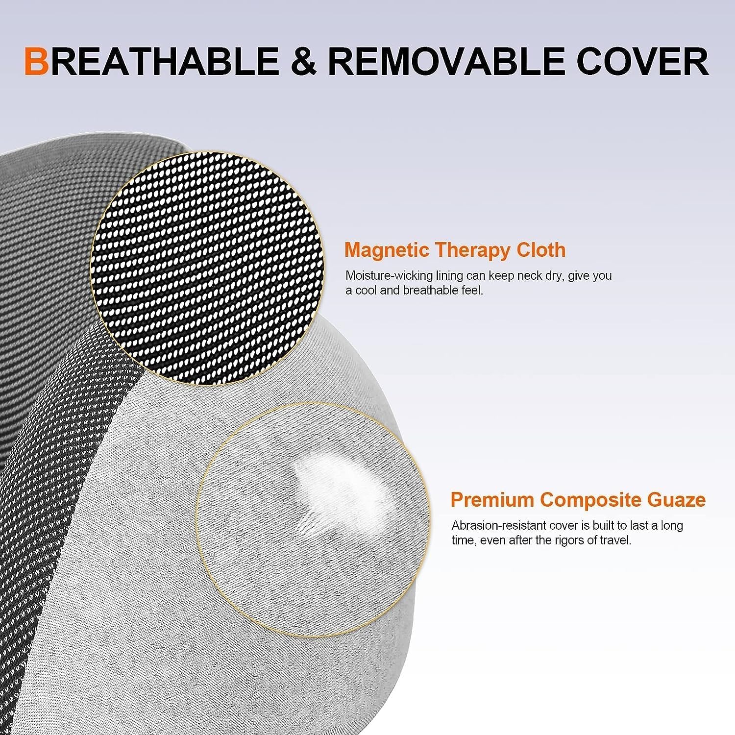 Jukkre Memory Foam Travel Neck Pillow with Hoodie - Ultra Comfortable Airplane, Car & Train Neck Support Pillow for Adults | Perfect for Long Flights, Road Trips & Commuting