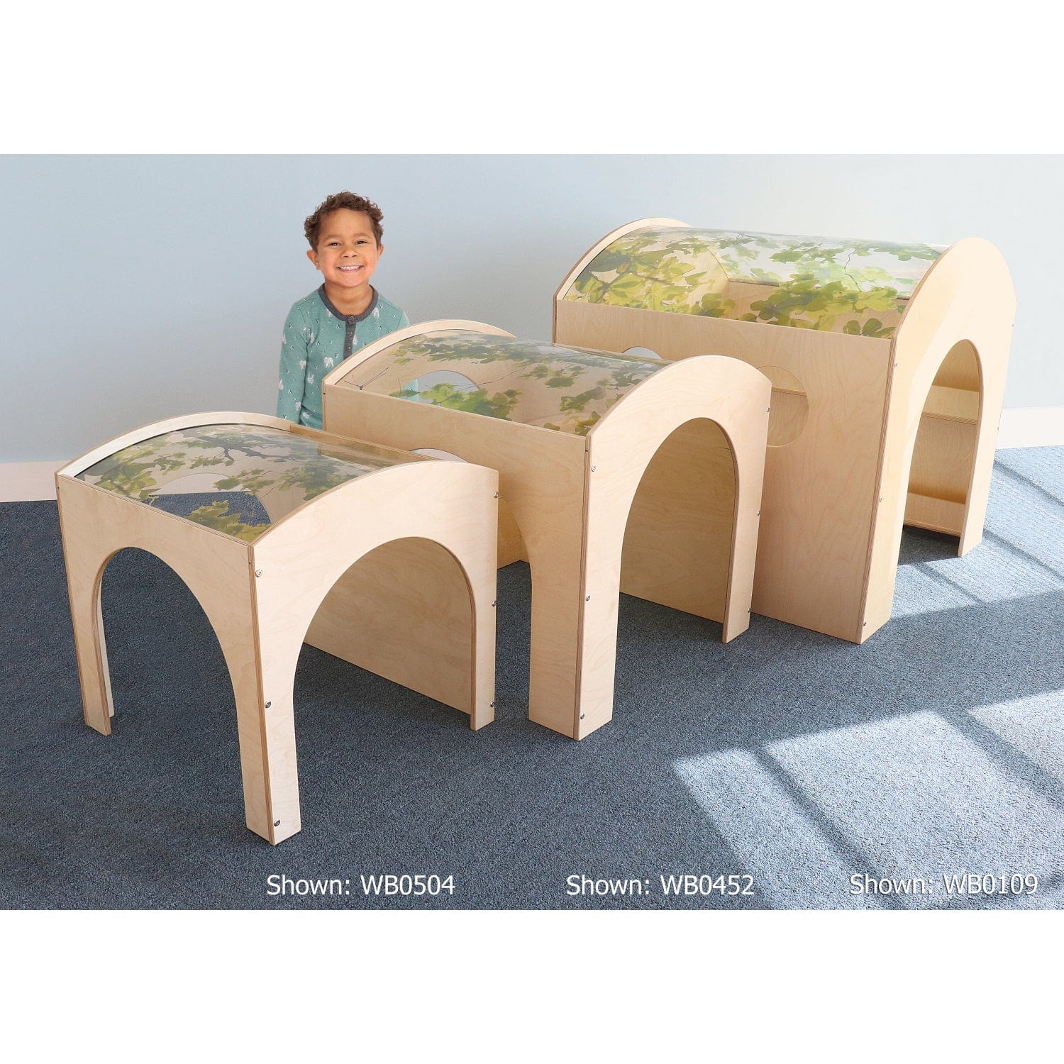 Nature View Toddler Reading Nook - Cozy Book Corner for Kids with Natural Scenery | Perfect for Bedtime Stories, Homeschooling & Playroom Decor