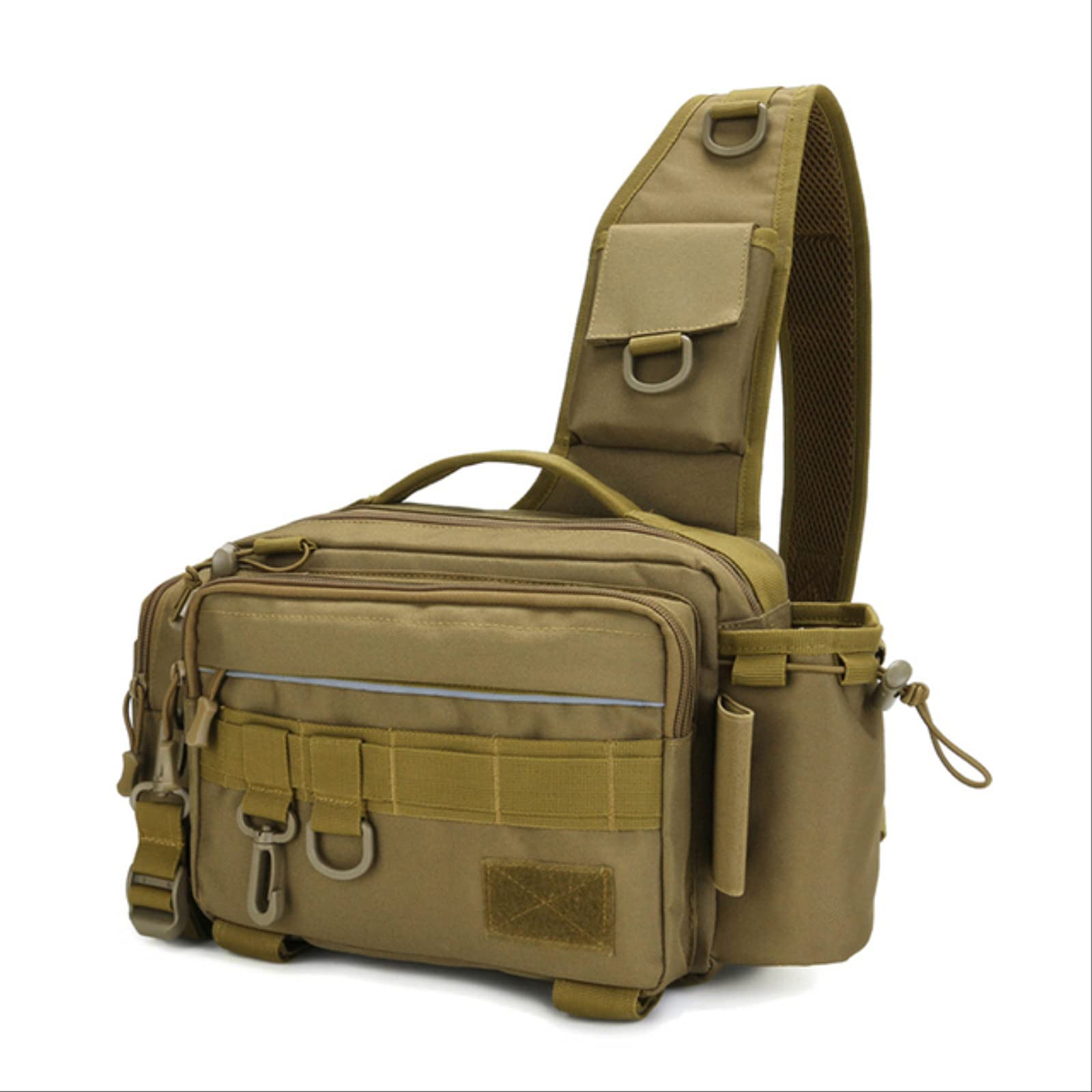 **Venuy Multifunctional Fishing Tackle Bag - Waterproof Single Shoulder Crossbody & Waist Pack for Fishing Gear Storage - Perfect for Outdoor Fishing, Camping & Hiking Trips (1 Pack)**
