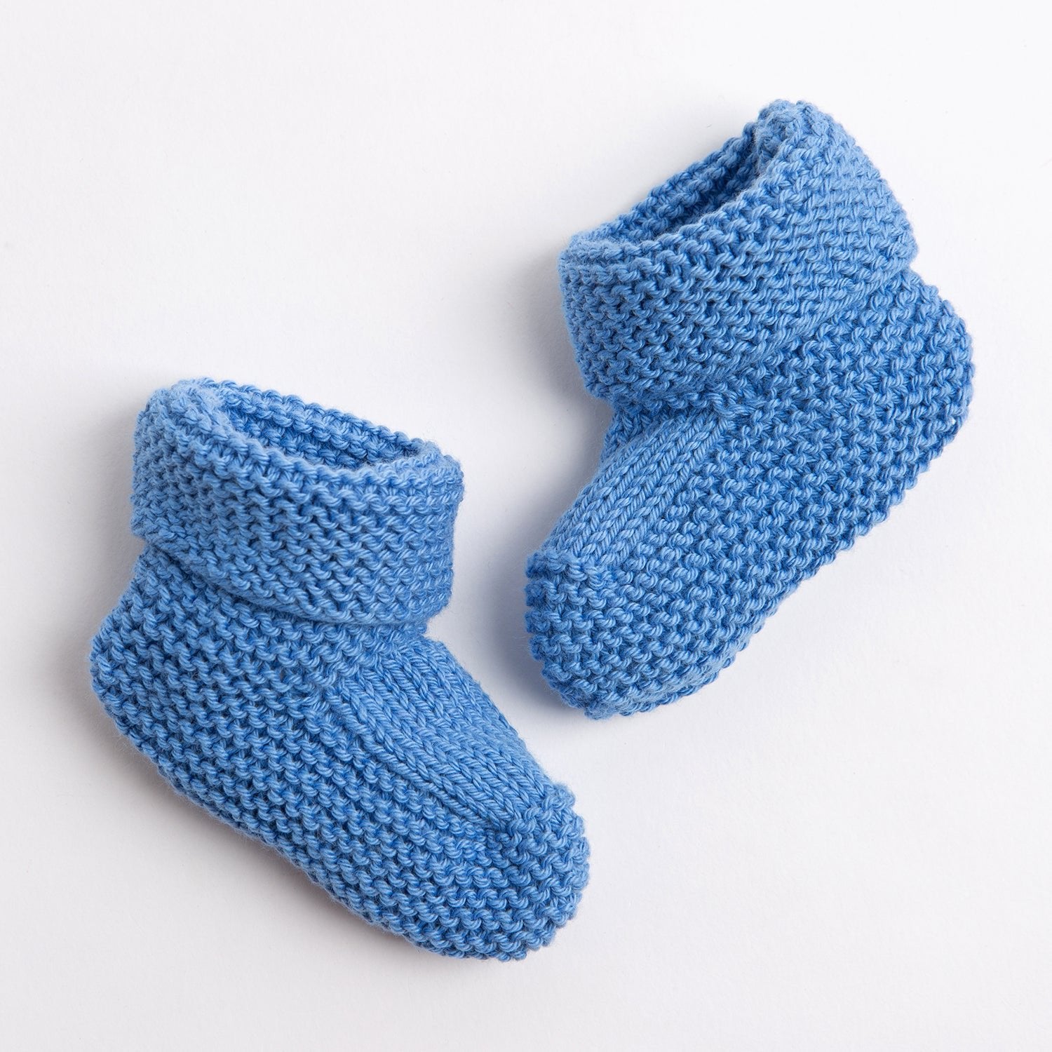 Soft Baby Cotton Booties Knitting Kit - DIY Newborn Socks Crochet Set for Beginners - Perfect for Baby Shower Gifts & Winter Foot Warmers