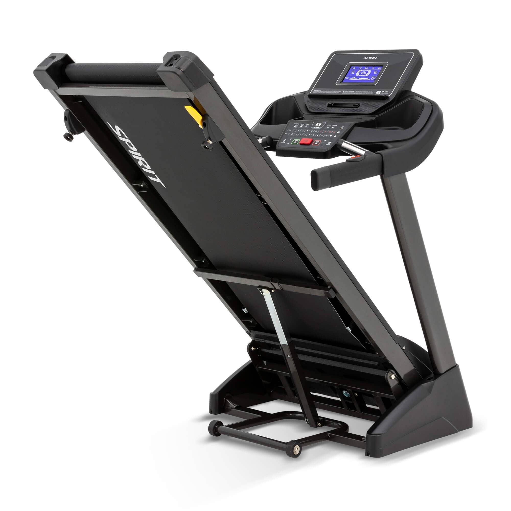 Spirit Fitness XT285 Folding Treadmill for Home Gym - High Performance Running Machine with Incline & Workout Programs - Perfect for Cardio, Weight Loss & Indoor Exercise