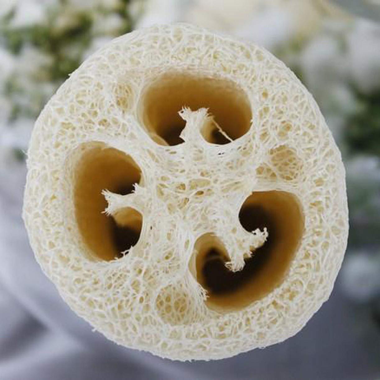 Zhongjiuyuan 3-Pack 4-Inch Natural Loofah Sponge - Exfoliating Body Scrubber for Shower, Spa & Bath - Organic Luffa for Deep Cleansing & Dead Skin Removal - Perfect Bathroom Accessories for Soft, Smooth Skin
