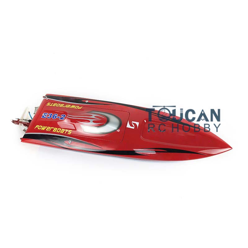 E36 Fiber Glass 2.4Ghz High Speed Electric RC Racing Boat - PNP with Motor, Servo & ESC (No Battery) - DIY Model 845x245x130mm - 75-80km/h - Perfect for Lakes, Ponds & Competitive RC Boat Racing