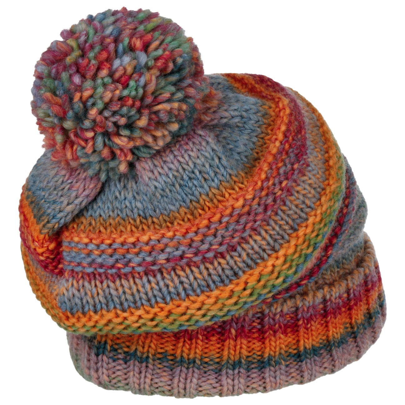 Lierys Faux Fur Pompom Beanie - Soft Winter Knit Hat for Women & Men - Cozy Cold Weather Accessory for Skiing, Snowboarding & Outdoor Activities