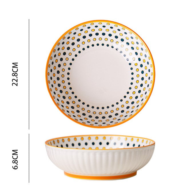 50% Off Clearance Sale - Reusable Printed Bowls & Dishes Set for Home Dining, Party Serving, and Kitchen Decor
