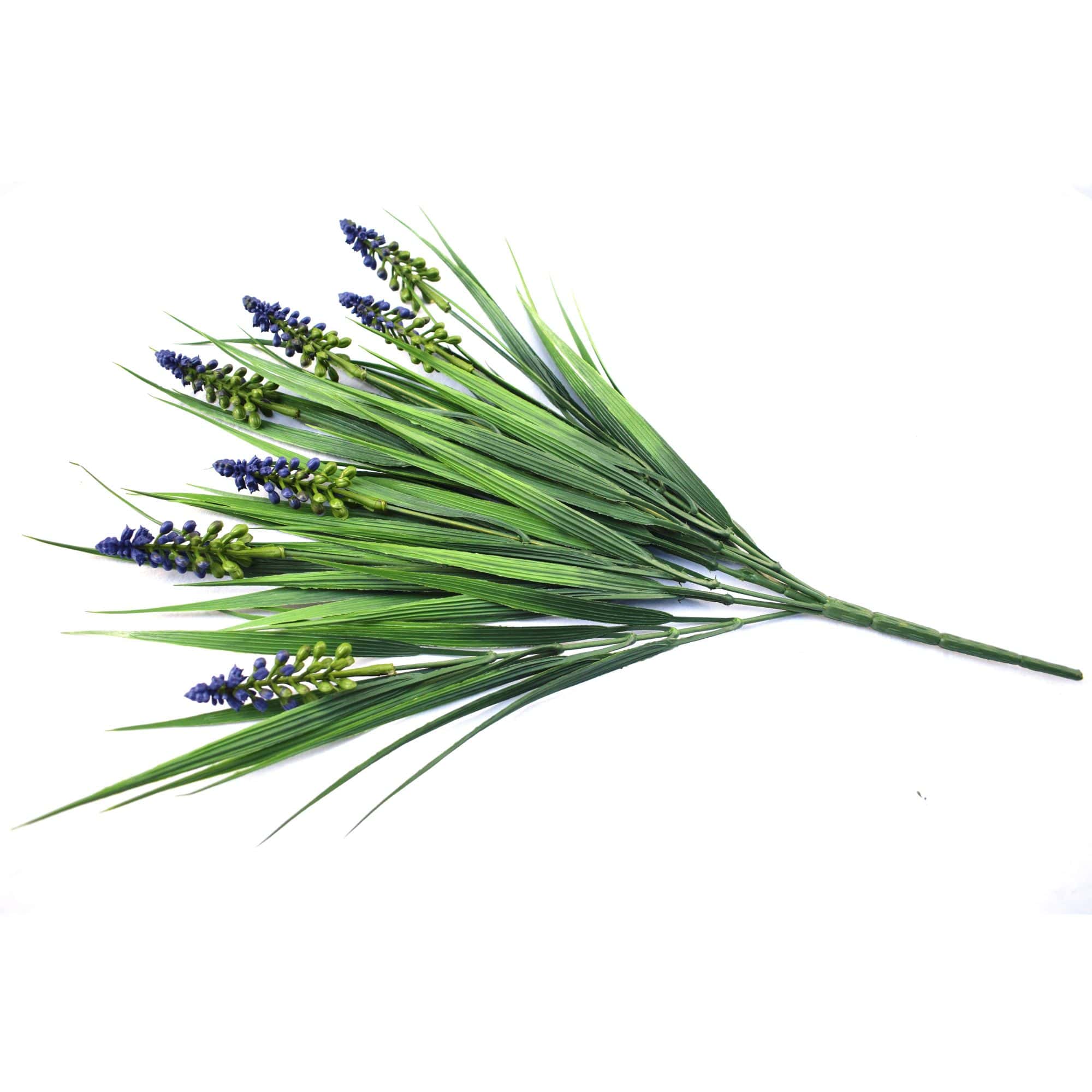 Premium Artificial English Lavender Stems - UV Resistant Faux Flowers (50cm/20