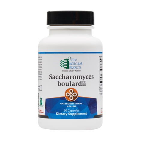 OrthoMolecular Products Saccharomyces Boulardii Probiotic Supplement - Supports Digestive Health & Immune System - Ideal for Travel, Antibiotic Use & Gut Balance