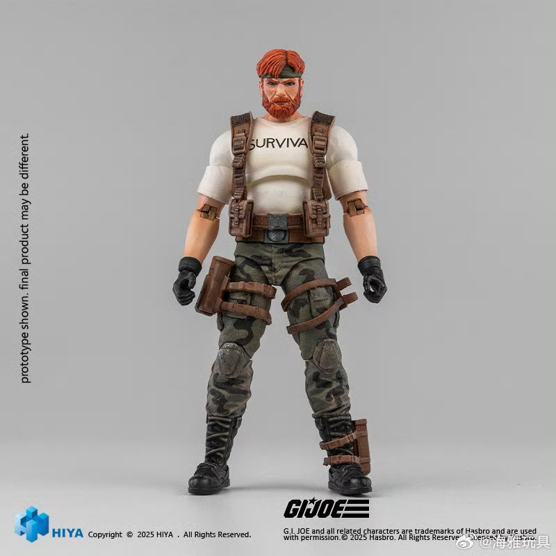 Pre-Order 1/18 Scale HIYA 4-Inch G.I.Joe Outback Action Figure - Highly Detailed Collectible Military Toy for Display & Play | Perfect for Collectors, Gift Giving & Diorama Scenes