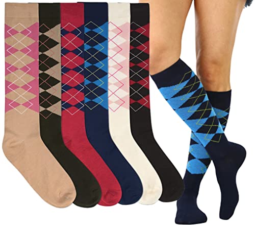 6 Pair Pack: Classic Argyle Assortment