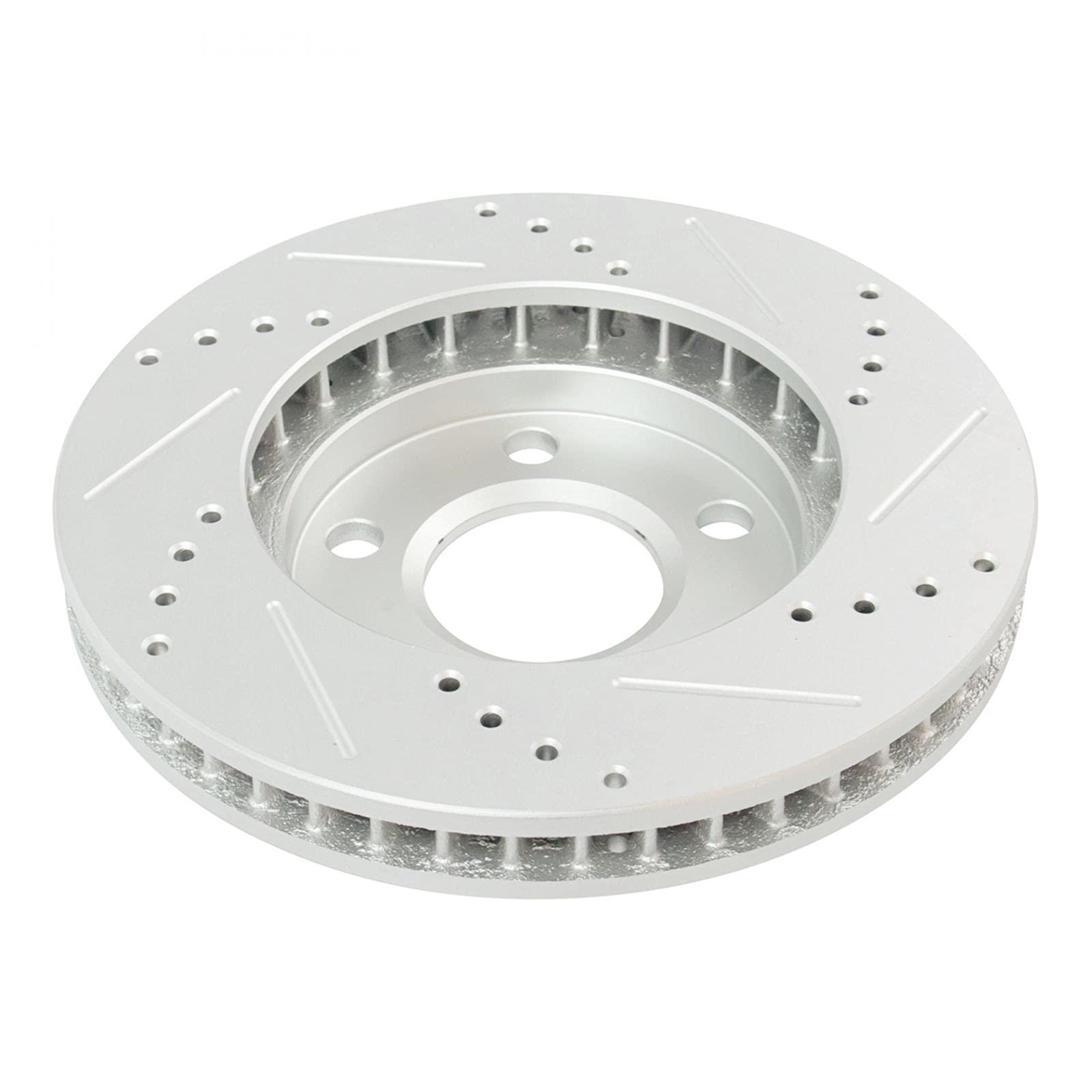 High-Performance Drilled & Slotted Brake Rotor & Ceramic Brake Pad Kit - Premium Braking System for Cars, Trucks & SUVs - Ideal for Racing, Off-Road & Daily Driving