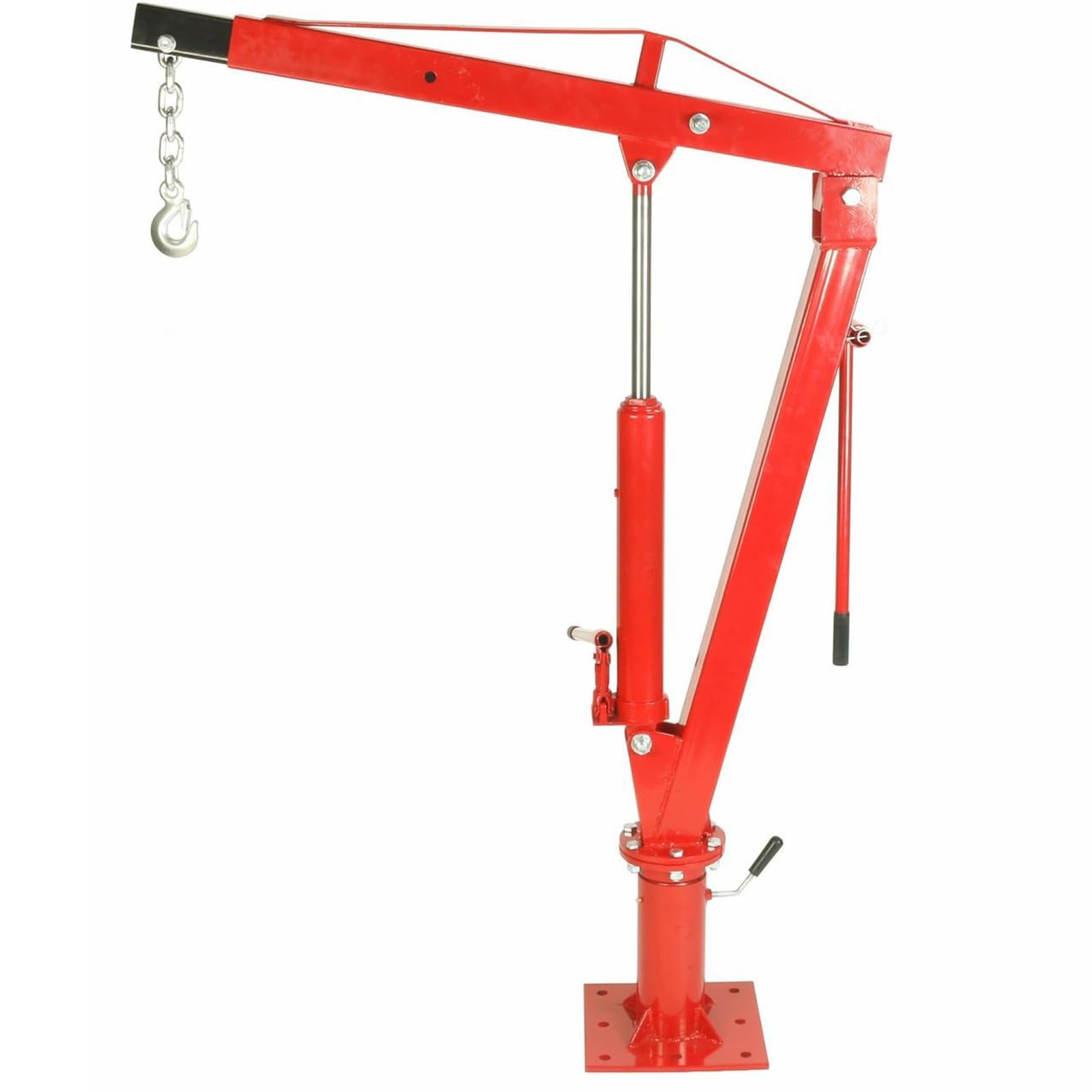 GARVEE 3 Ton Heavy Duty Hydraulic Engine Hoist - 2000Lbs Capacity, 360° Swivel Base, Foldable Design with Removable Cylinder for Pickup Trucks & Auto Repair Shops | Perfect for Engine Removal, Vehicle Maintenance, and Workshop Lifting Tasks