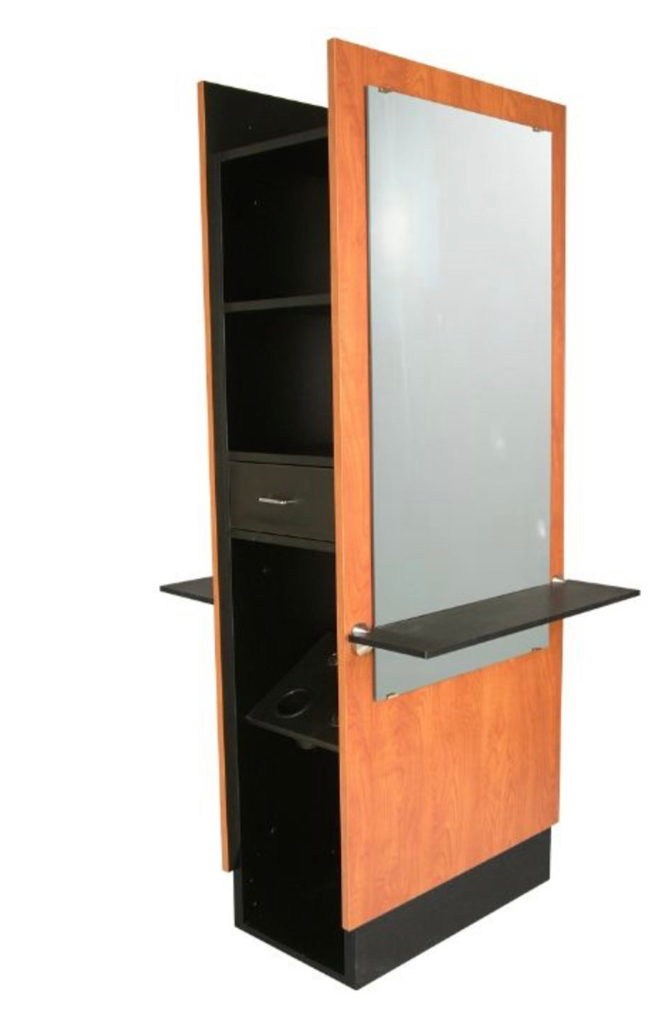 J12 Java Back to Back Space Saving Closet Organizer with Mirrors - Perfect for Bedroom, Walk-in Closet, and Dorm Room Organization