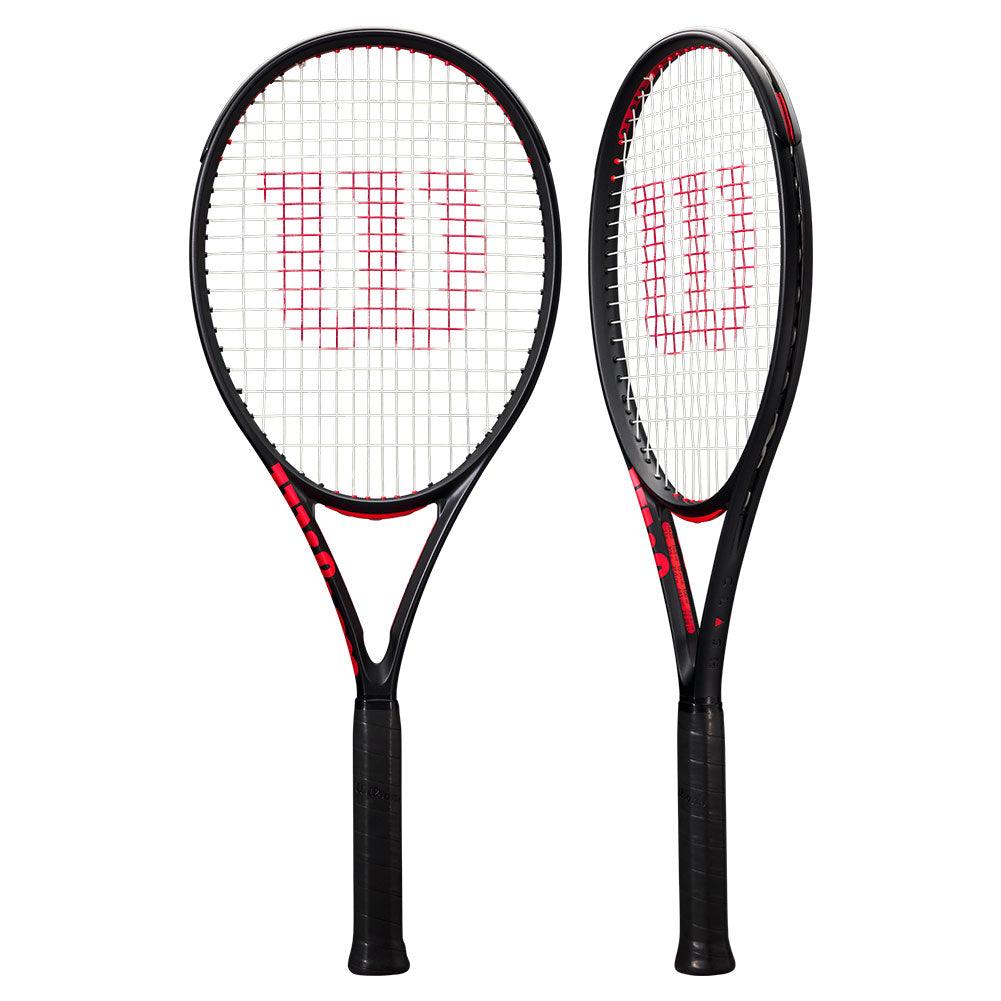 Wilson Clash 100 Pro v3 Tennis Racket - Carbon Fiber Lightweight Performance Racquet for Advanced Players | Perfect for Competitive Matches & Training Sessions