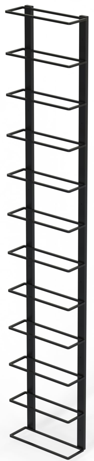 TheRackCo. Double Frame Wall Mount Wine Bottle Rack - Holds 12 Bottles with Free Corkscrew Opener | Space-Saving Home Bar & Kitchen Storage Solution for Wine Enthusiasts
