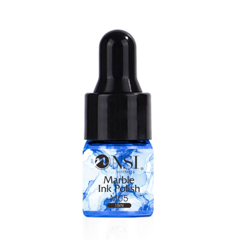 Premium Marble Ink Polish for Nail Art - Watercolor Nail Design Kit for Professional & DIY Manicures - Perfect for Salon, Home Use & Special Occasions