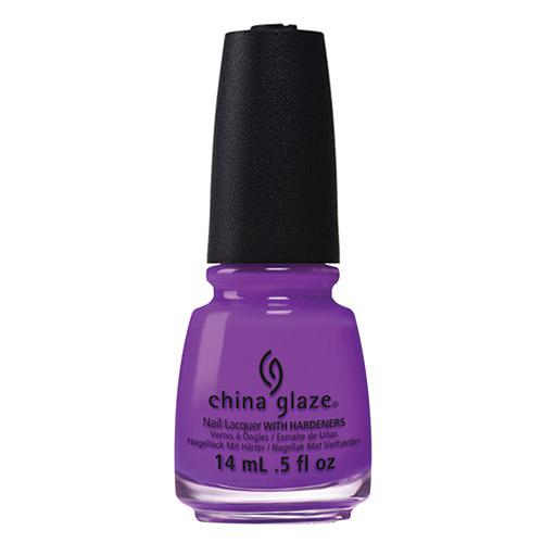 China Glaze Violet Vibes Nail Polish - 0.5 oz / 15ml - #82600 - Long Lasting Purple Nail Lacquer for Salon Quality Manicures & Pedicures at Home or Professional Use