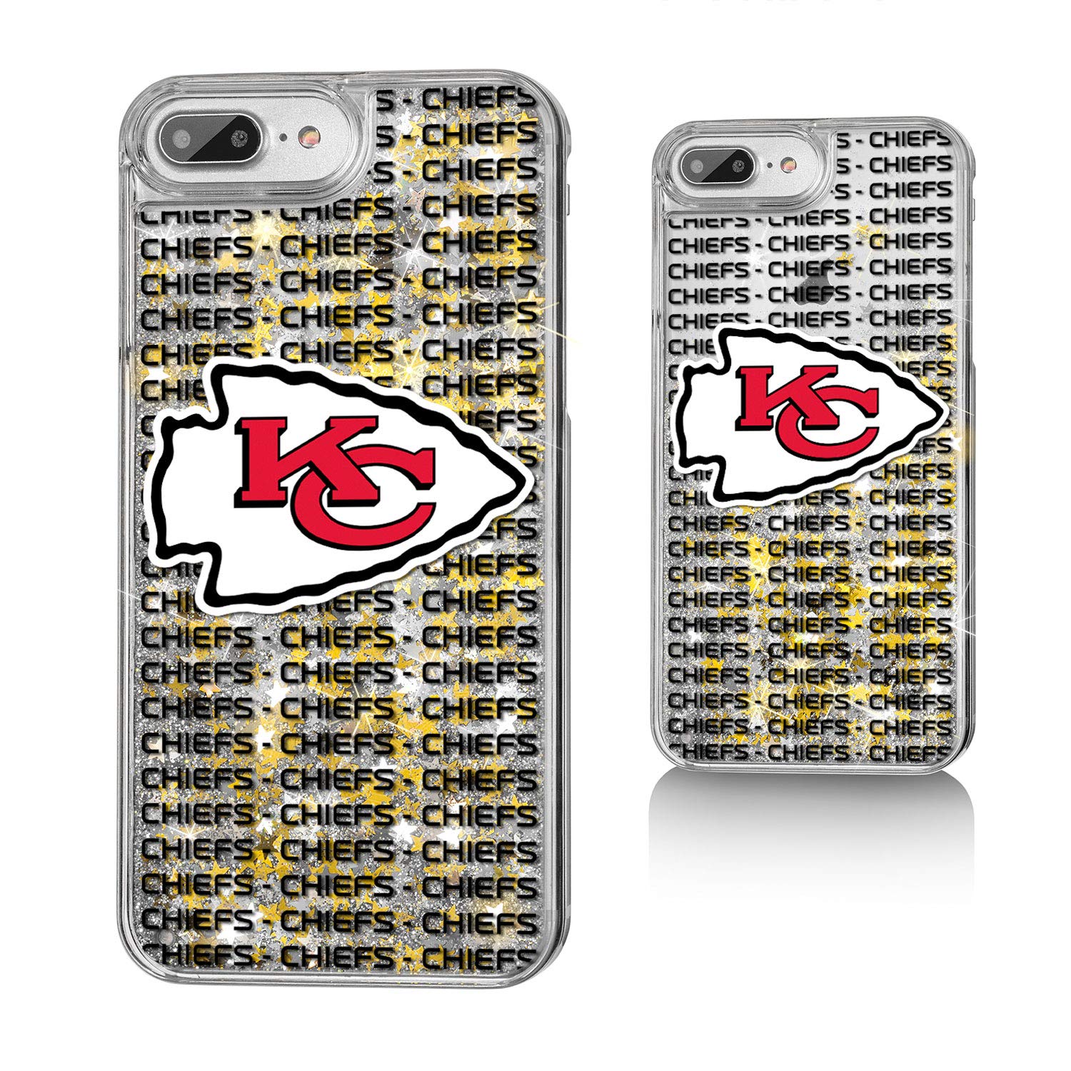 Kansas City Chiefs Glitter iPhone Case - Durable Protective Cover for iPhone 12/13/14/15 Pro Max - Perfect for Game Day, Tailgating & Chiefs Fan Gifts