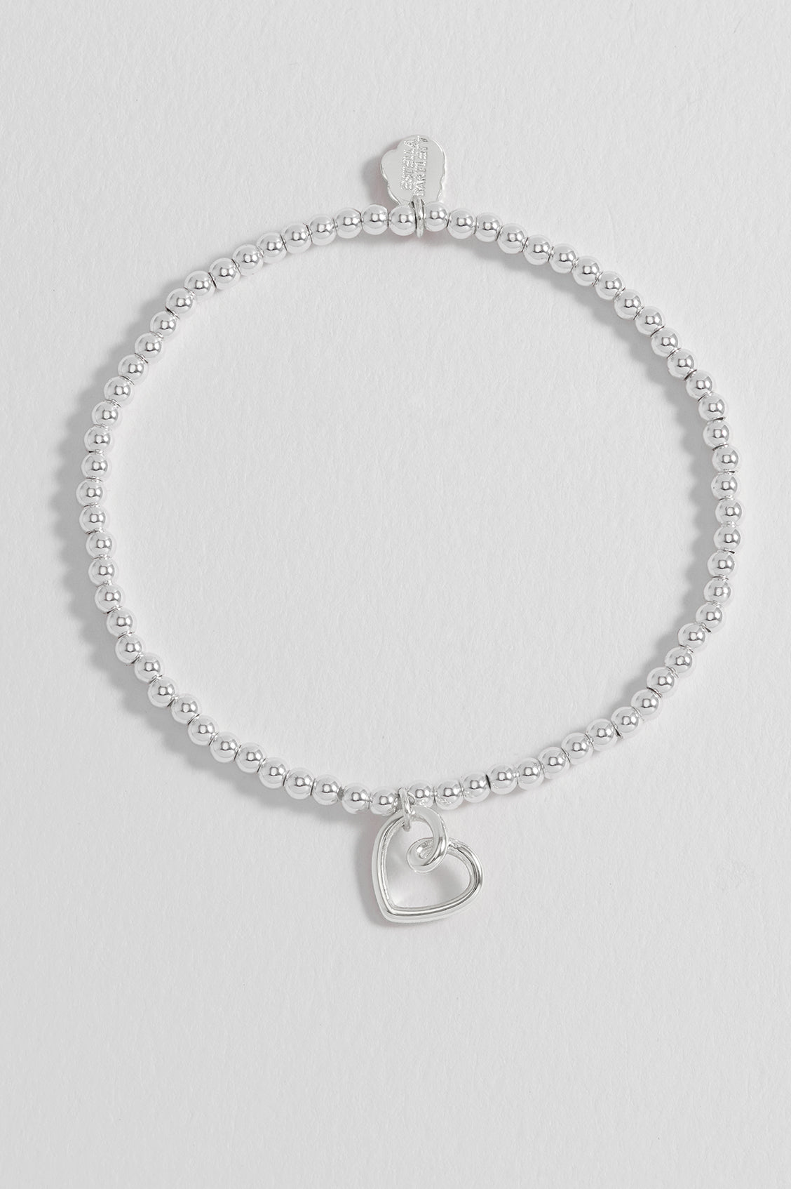Doodle Heart Bracelet for Women - Cute Handmade Adjustable Beaded Friendship Bracelet - Perfect Gift for Valentine's Day, Birthday & Everyday Wear