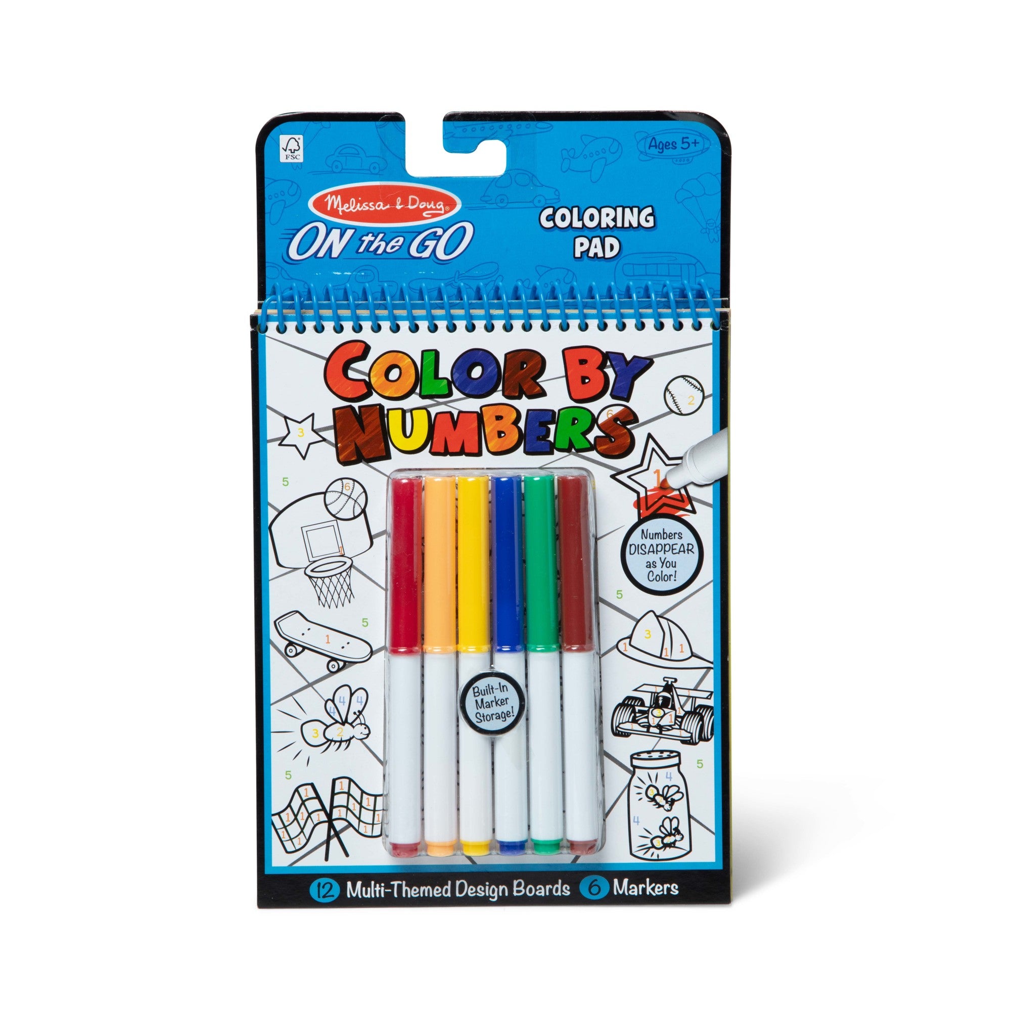 Color By Numbers - Blue | Fun & Relaxing Art Activity for Adults & Kids | Perfect for Stress Relief & Creativity