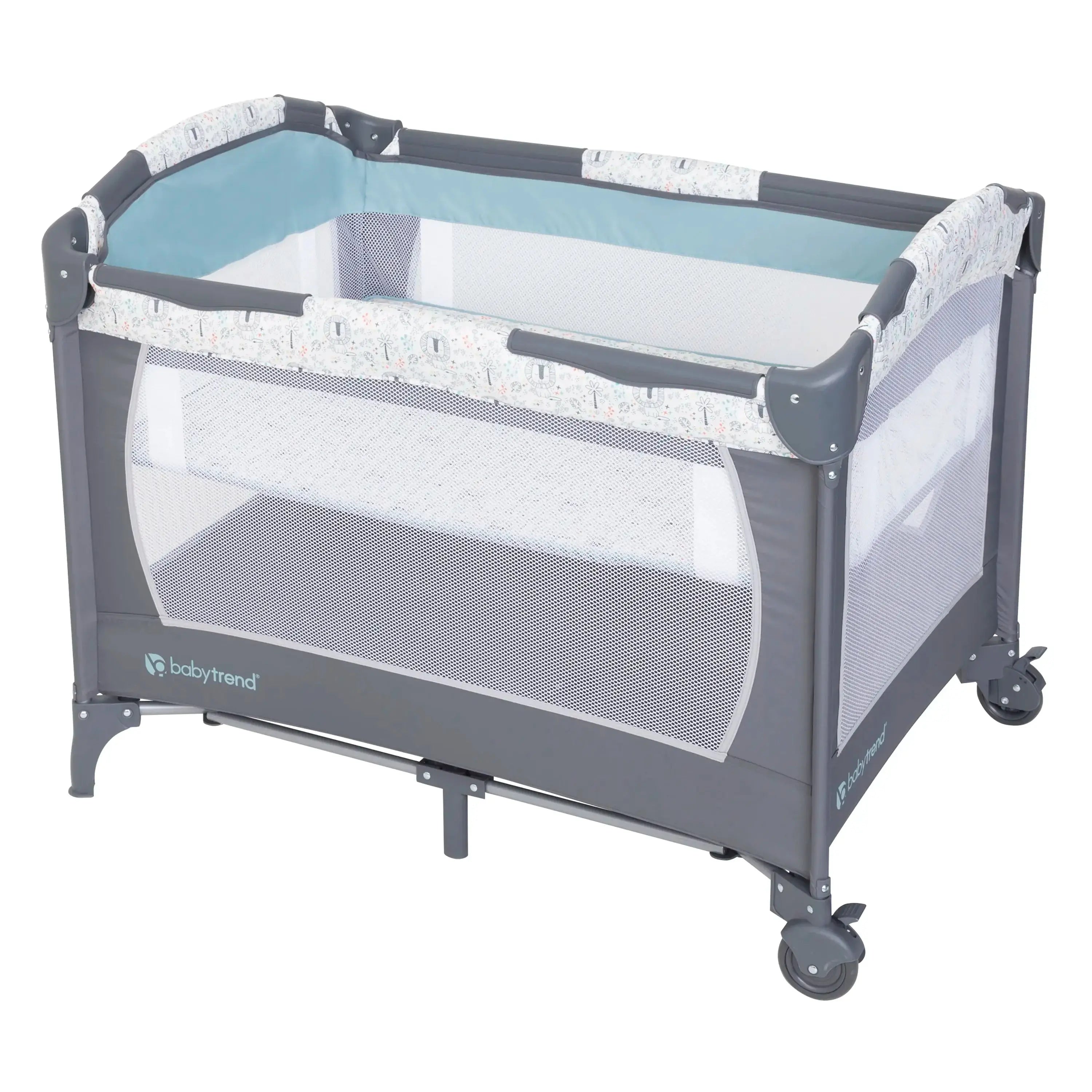 EZ Rest® Deluxe Nursery Center Playard - Portable Baby Playpen with Mattress & Storage | Perfect for Home, Travel & Daycare Use