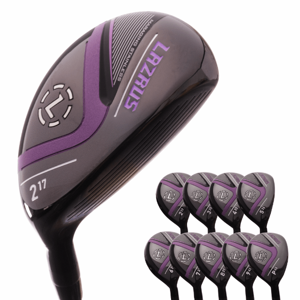Lazrus Women's Golf Hybrid Club Set - Premium Graphite Shaft for Distance & Control | Perfect for Beginners & Advanced Golfers on the Course or Driving Range