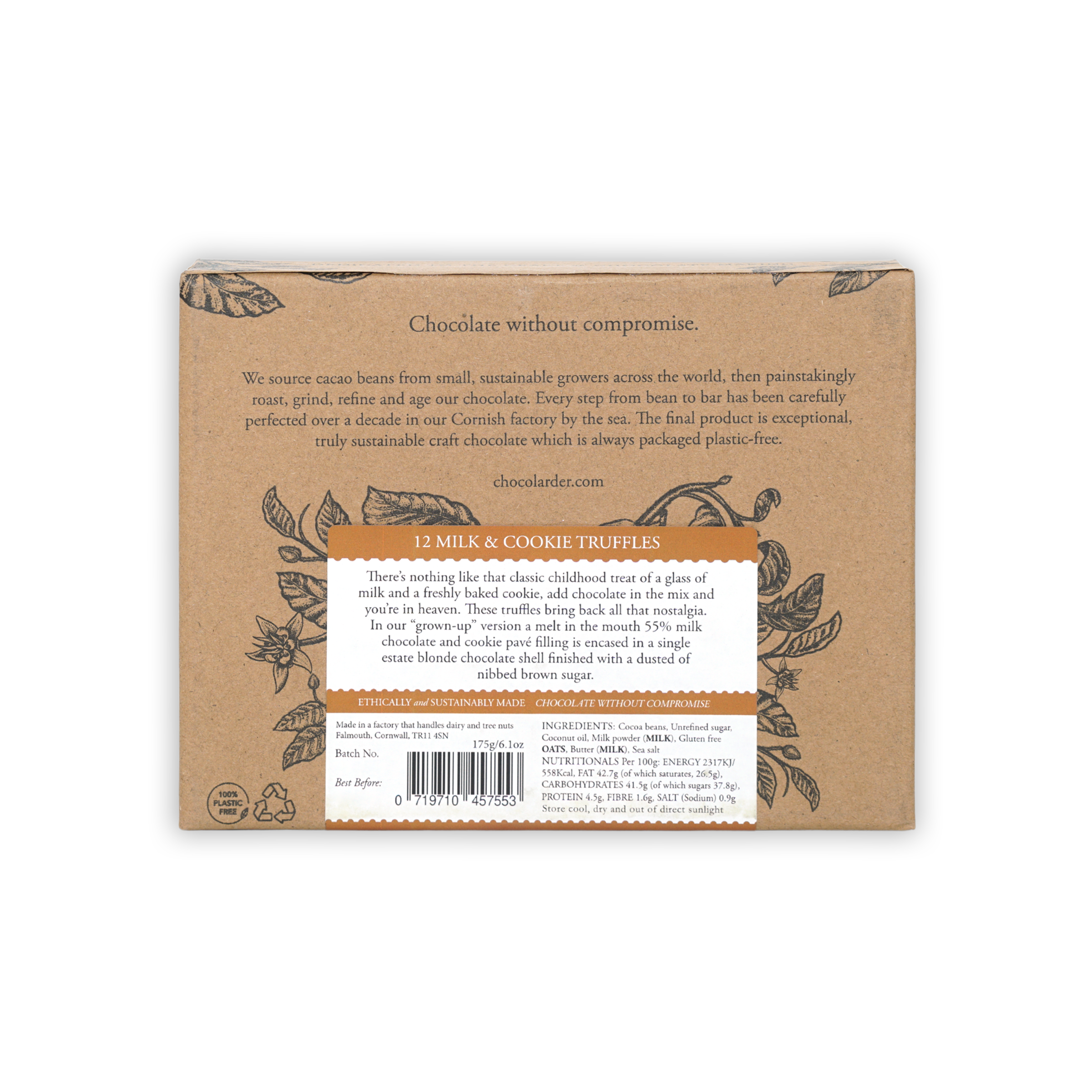 Premium Chocolarder Milk & Cookies Truffles Gift Box - 12 Piece Assortment | Perfect for Holidays, Birthday Gifts & Corporate Events