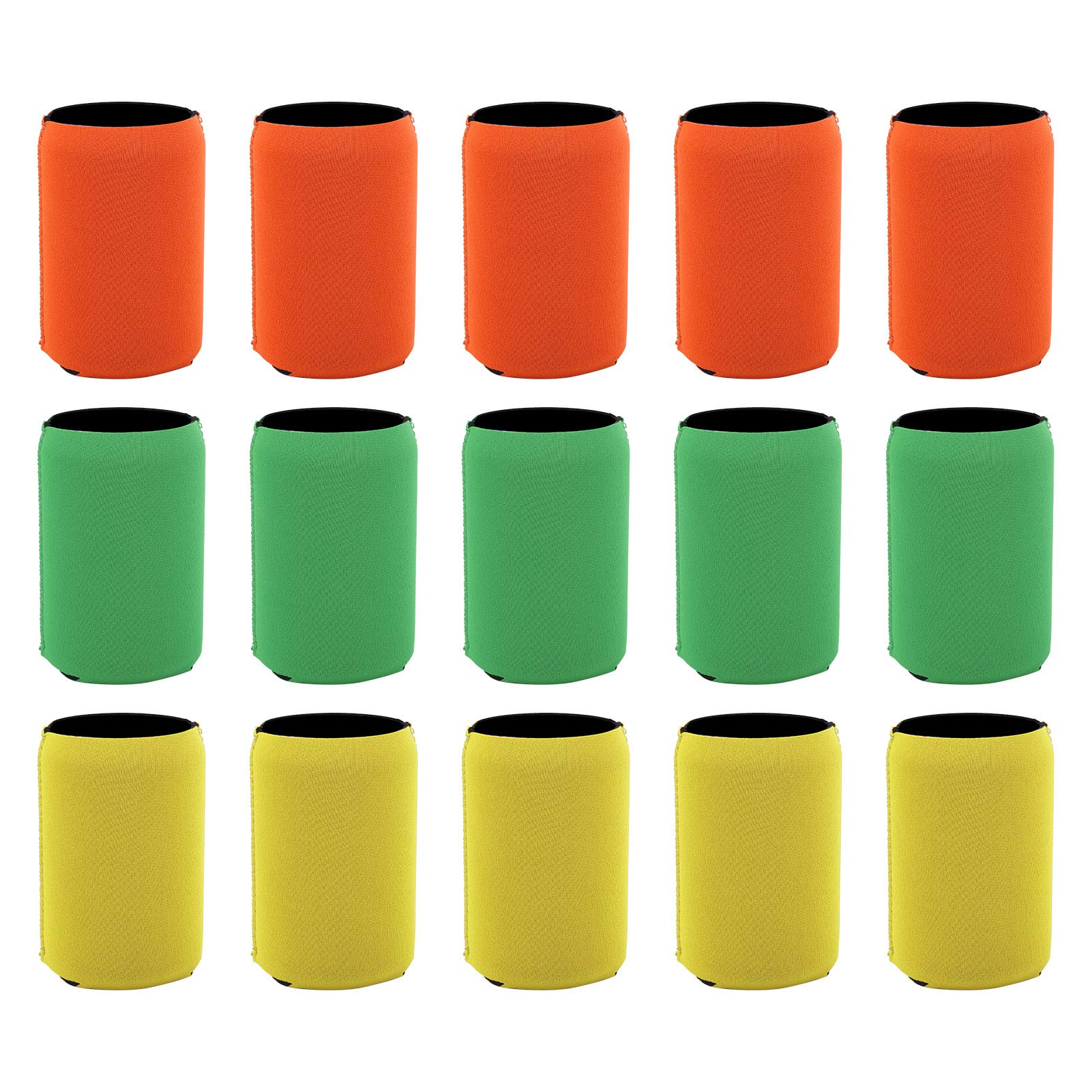 VGEBY 15Pcs Insulated Neoprene Can Covers for Beer & Bottles - Outdoor Party & Diving Supplies